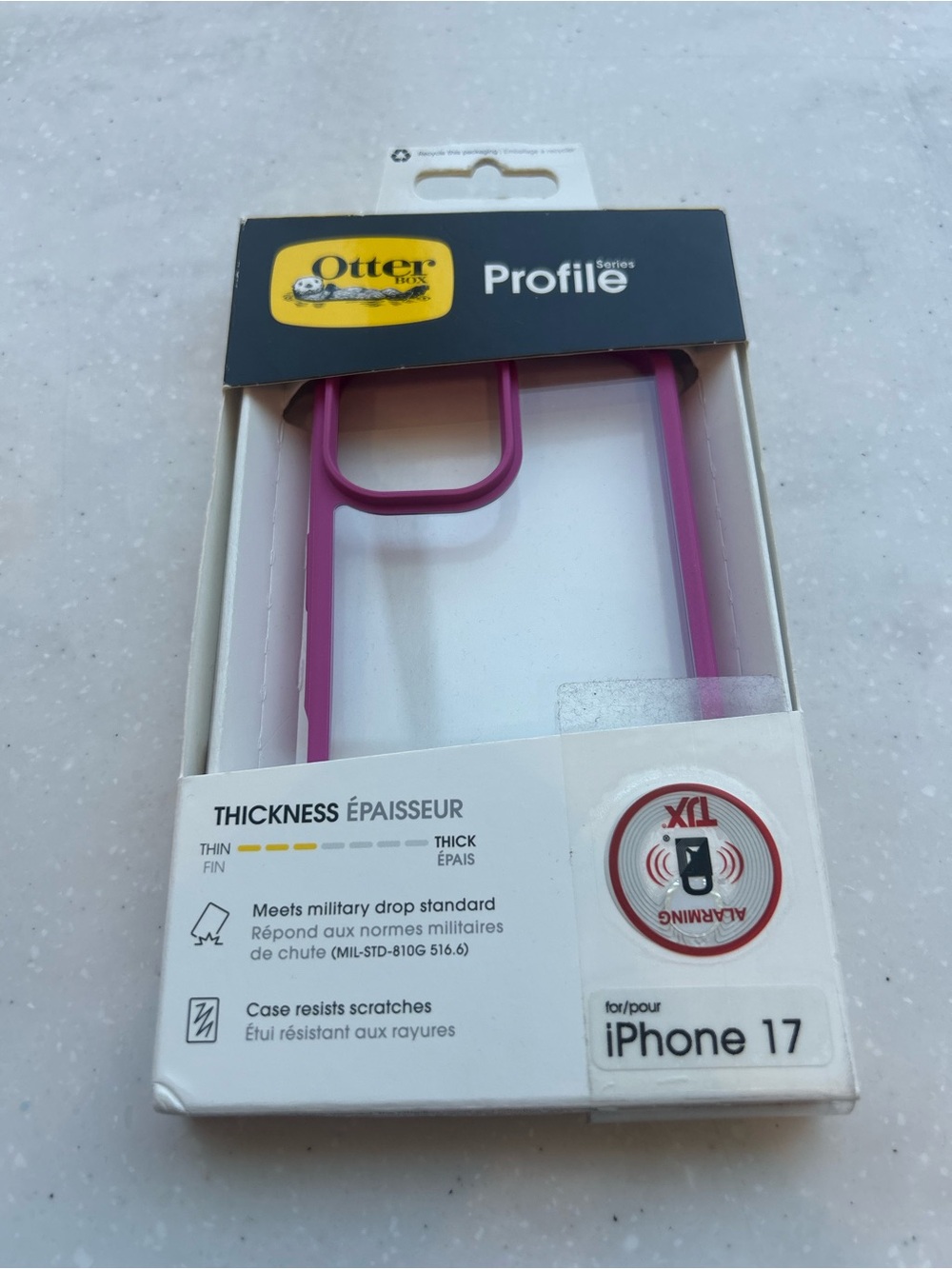 OtterBox Profile Series Slim MagSafe Case for iPhone 17 - Pinkish Purple